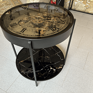 Mesa Relogio  64 diametro 68 altura metal