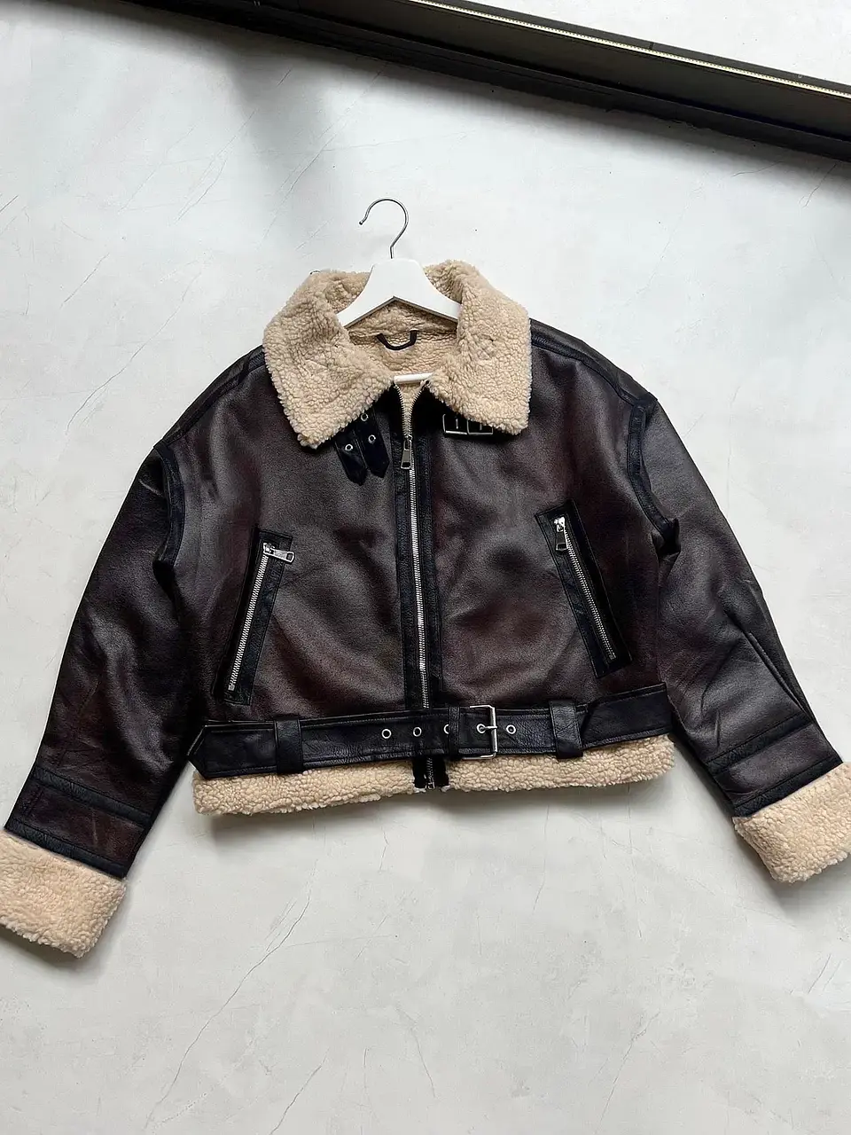 Cazadora Teddy Brown 1
