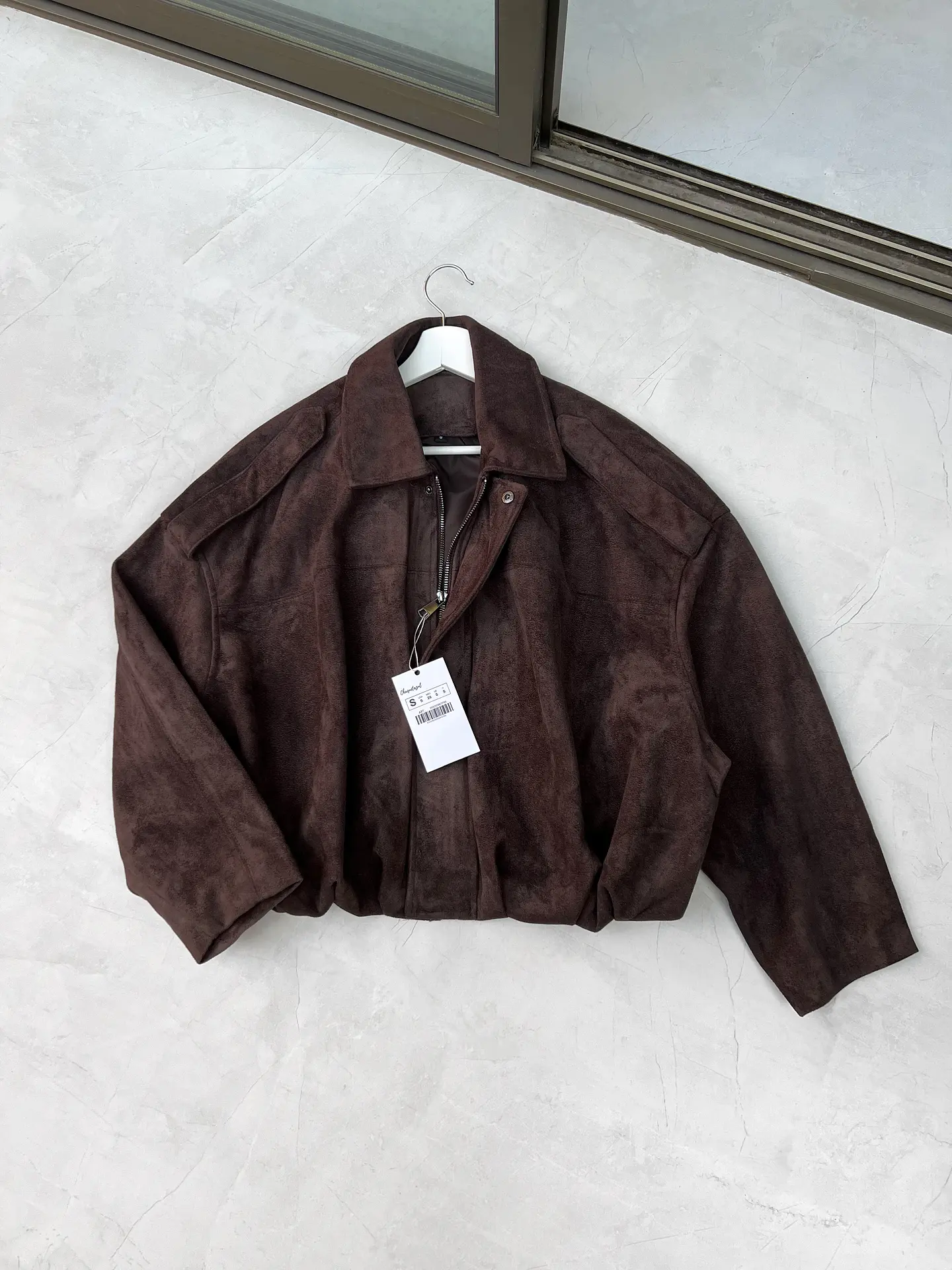 Chaqueta Bomber Suede 3