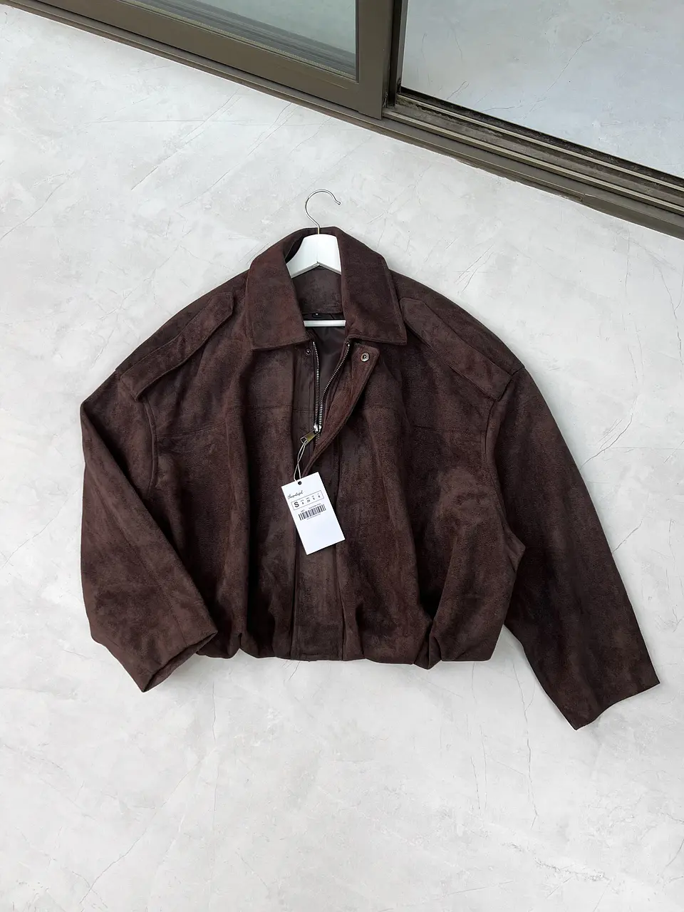 Chaqueta Bomber Suede 3