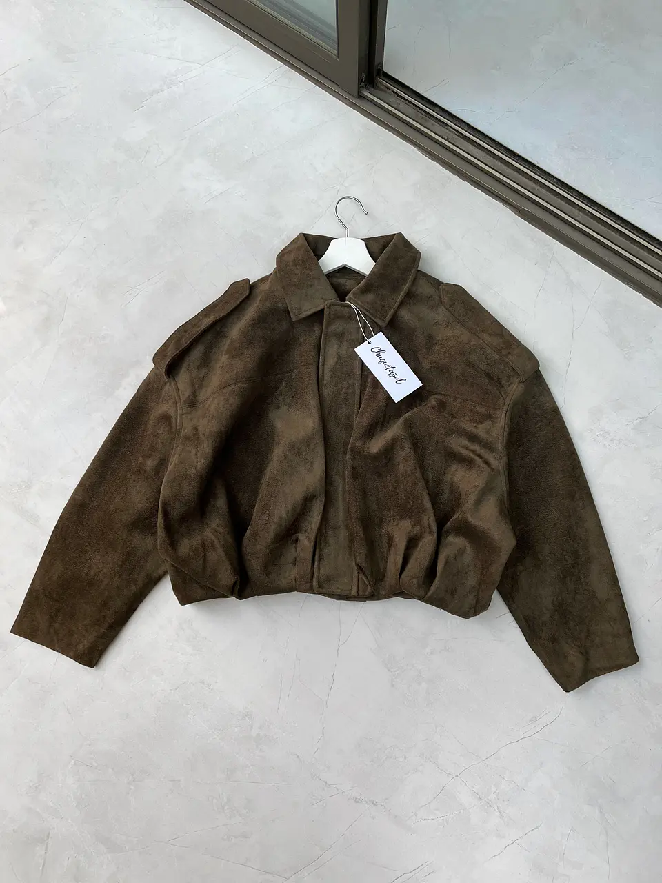 Chaqueta Bomber Suede 4