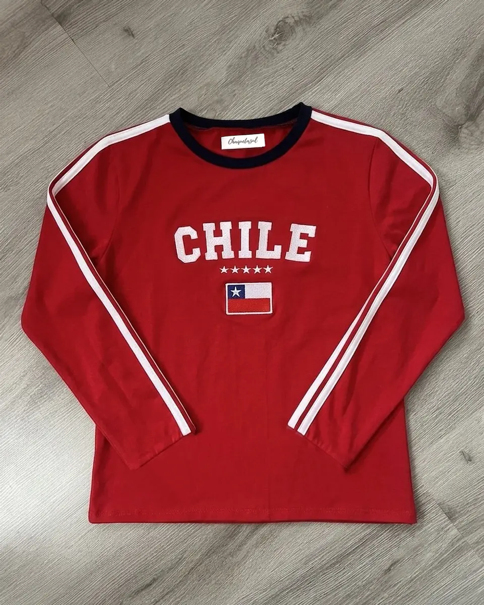 Baby Tee Chile Manga larga 2