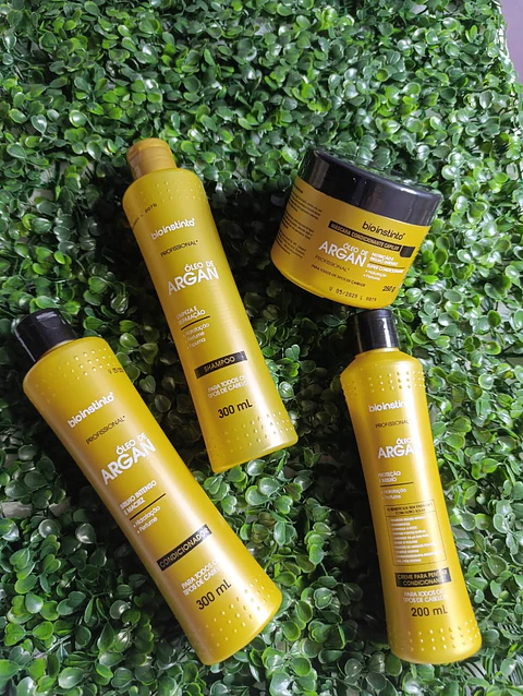 KIT 4 ITENS OLEO DE ARGAN BIO INSTINTO