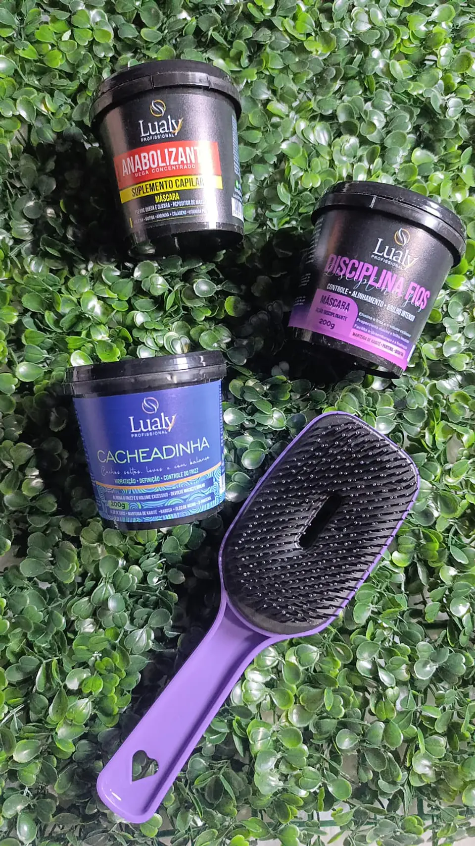 KIT CRONOGRAMA DE MASCARAS + ESCOVA RAQUETE 2