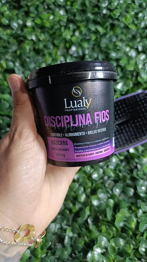 KIT MASCARA DISCIPLINA FIOS + ESCOVA RAQUETE