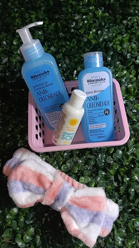 KIT SKIN CARE ANTI-OLEOSIDADE LIMPEZA PROFUNDA