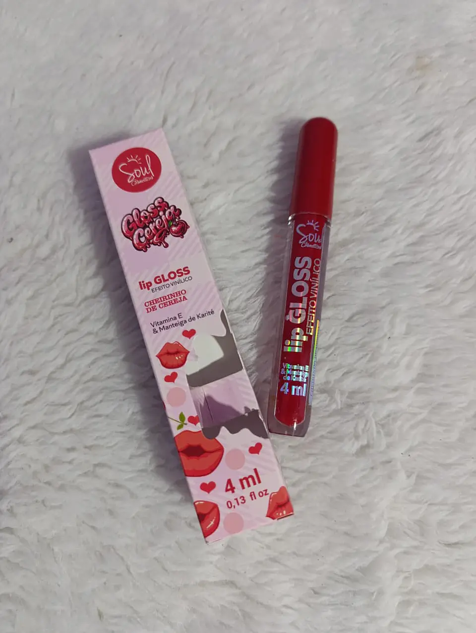LIP GLOSS CEREJA 4ML - SOUL COSMETICOS 2