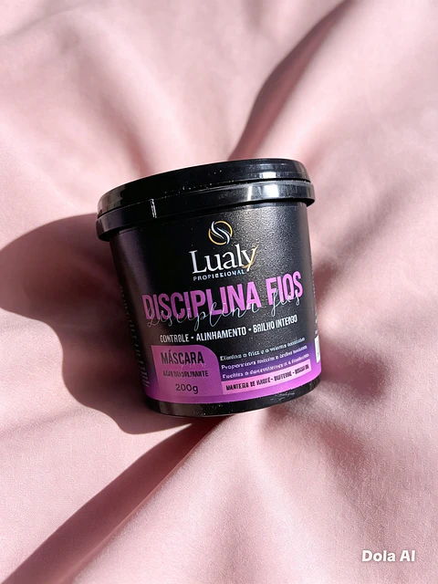 MASCARA CAPILAR DISCIPLINA FIOS 200G - LUALY PROFISSIONAL