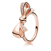 Anillo Lazo Brillante Rosé