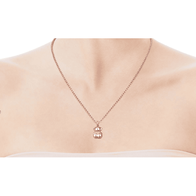 Collar Sketx de Plata Vermeil rosa