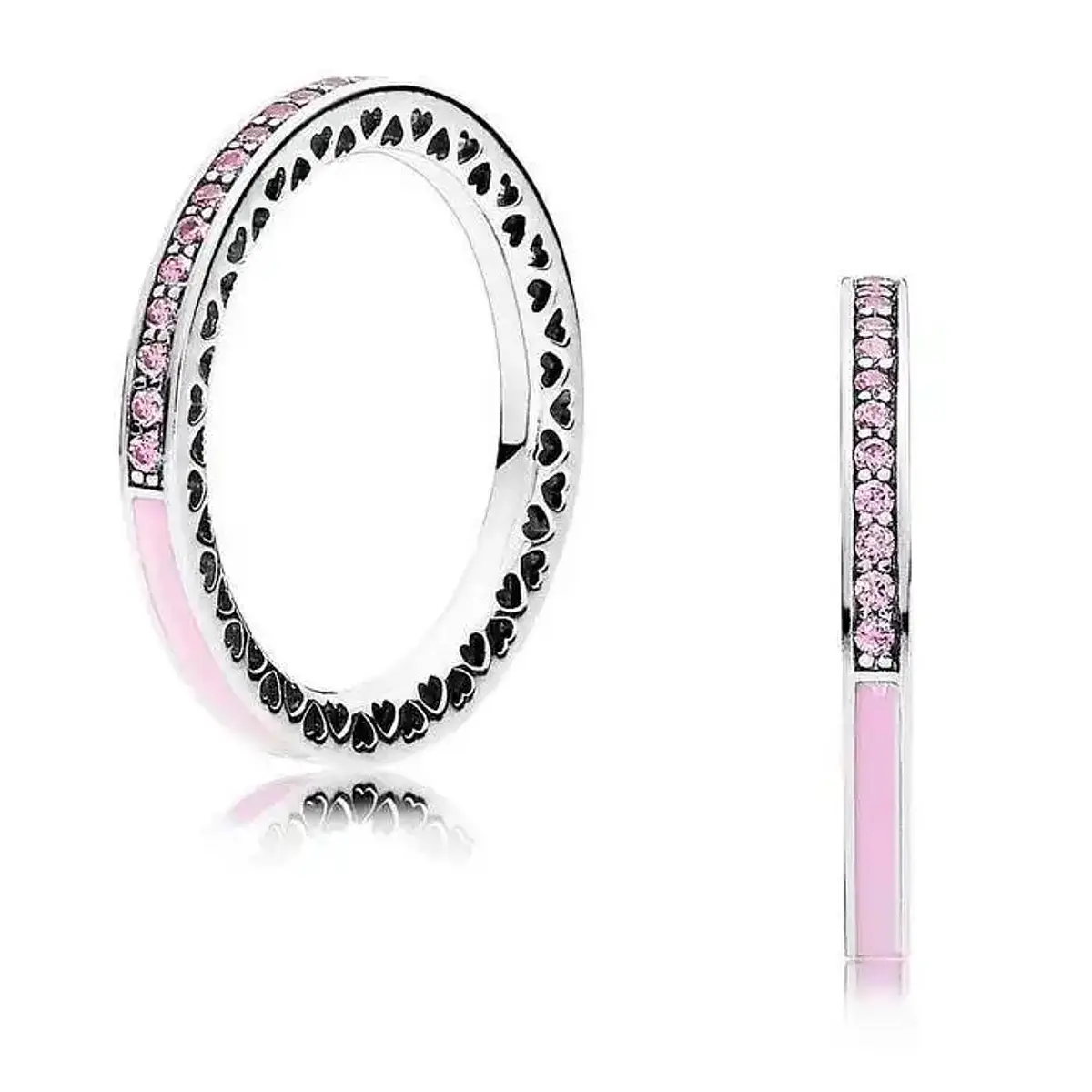 Anillo Guess Queen Of Heart Ubr79008-56 Oro Rosa