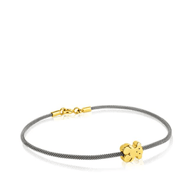 Pulsera Bear Malla circular Vermeil