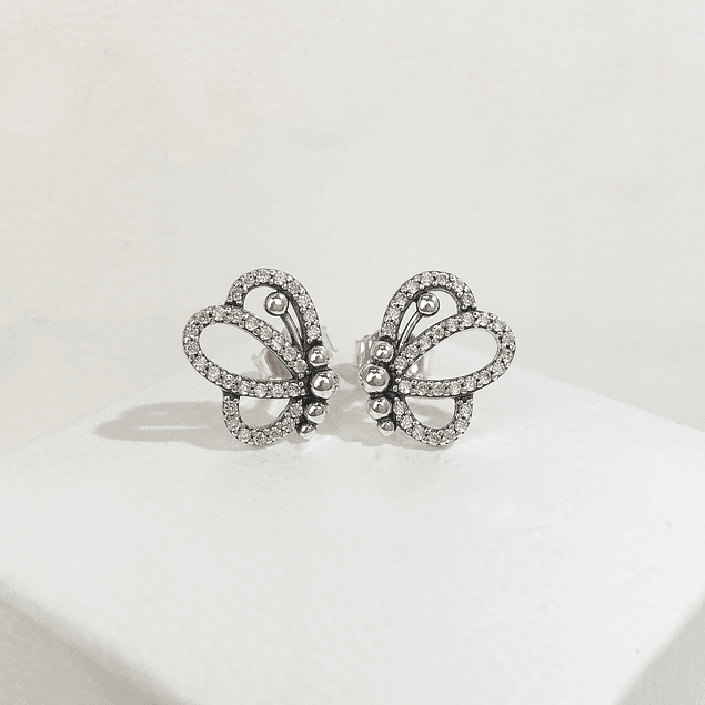 Pendientes  Mariposas Brillantes