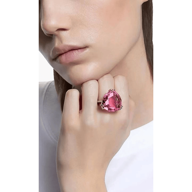 Anillo de Coctail Pink Rock 