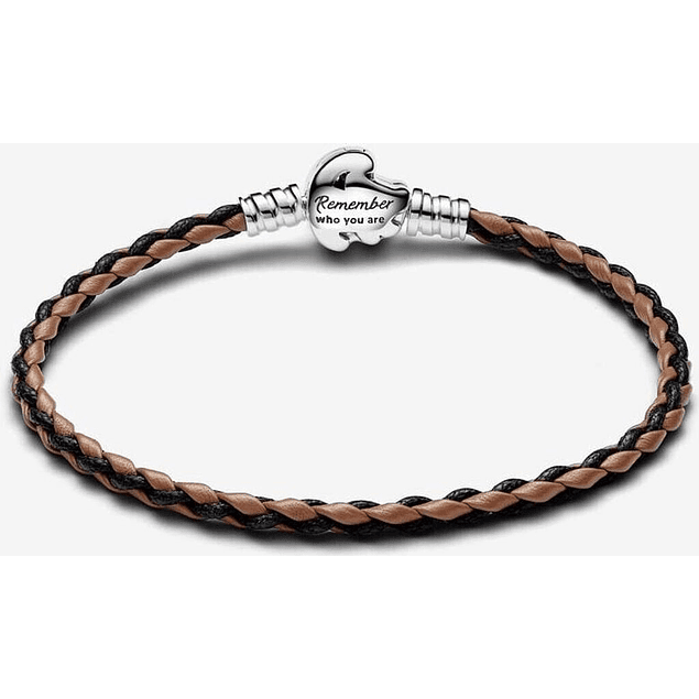 Pulsera Rey León de cuero