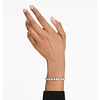 Pulsera de Cristales Blancos Cortes Mixtos