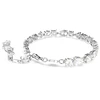 Pulsera de Cristales Blancos Cortes Mixtos