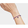 Pulsera de cuentas Amatista y oso
