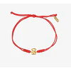 Pulsera Roja Protección y Oso Bear Bold Vermeil Gold