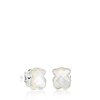 Pendientes Bear Plata Nacar 9mm