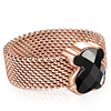 Anillo Mesh Vermeil Onix