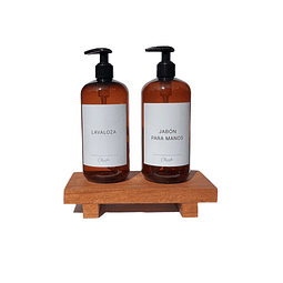 2 Envases PET + Bandeja Gardenia