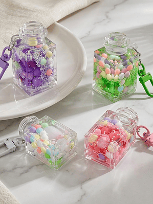 Llavero de Botellita Anti Stress 