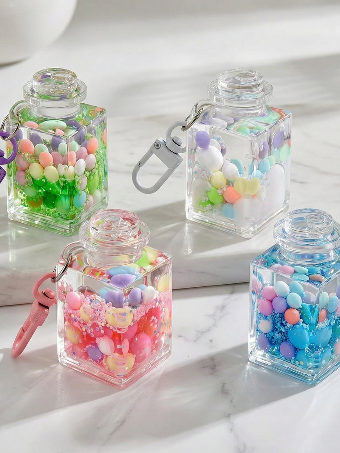 Llavero de Botellita Anti Stress  3