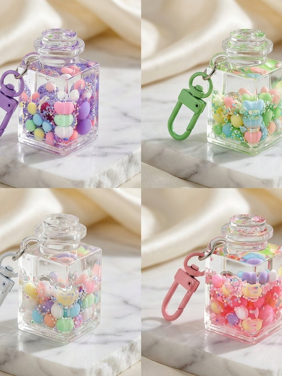 Llavero de Botellita Anti Stress  5