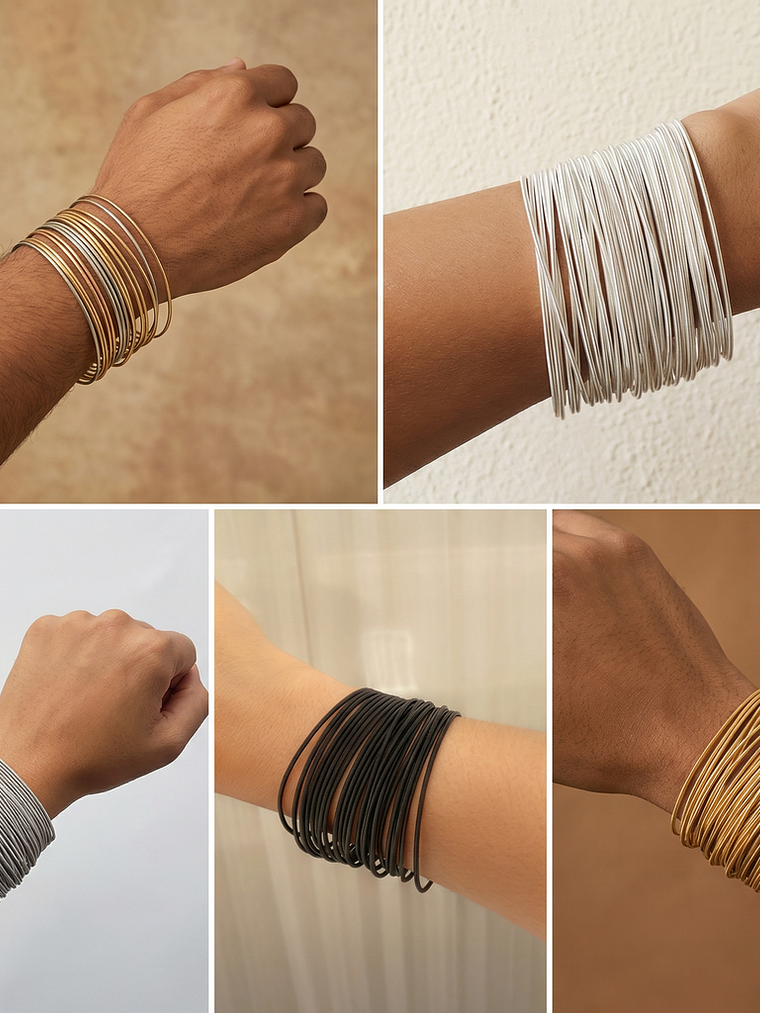 Guitar String Bracelet (5 Unidades) 5