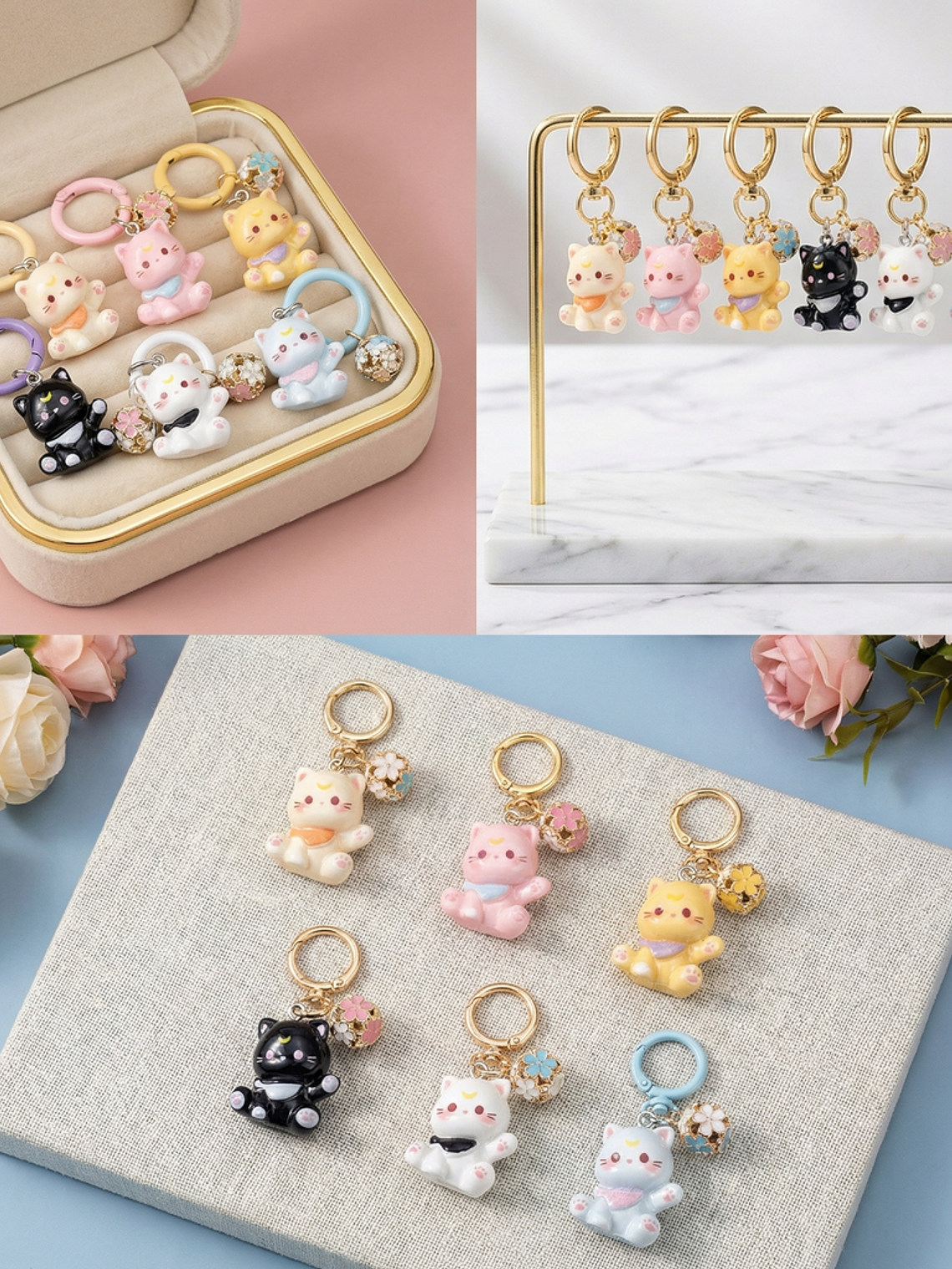 Mini Llaveros Kawaii Kitten 2