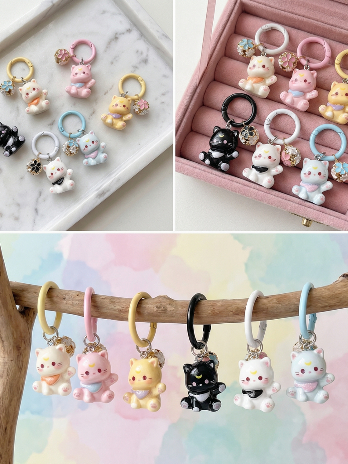 Mini Llaveros Kawaii Kitten 5