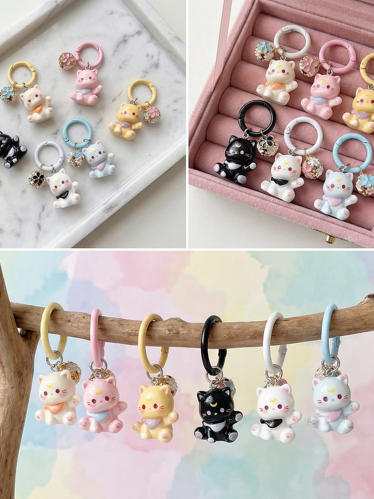 Mini Llaveros Kawaii Kitten 5