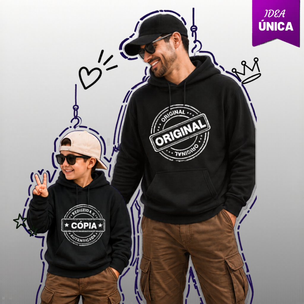 Pack Hoodie Padre e Hijo Sello de Garantía 1