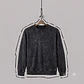 Poleron Clásico Fleece Negro Acid Wash - Miniatura 1