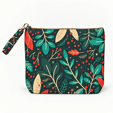 Estuche Cosmetiquero Hojas