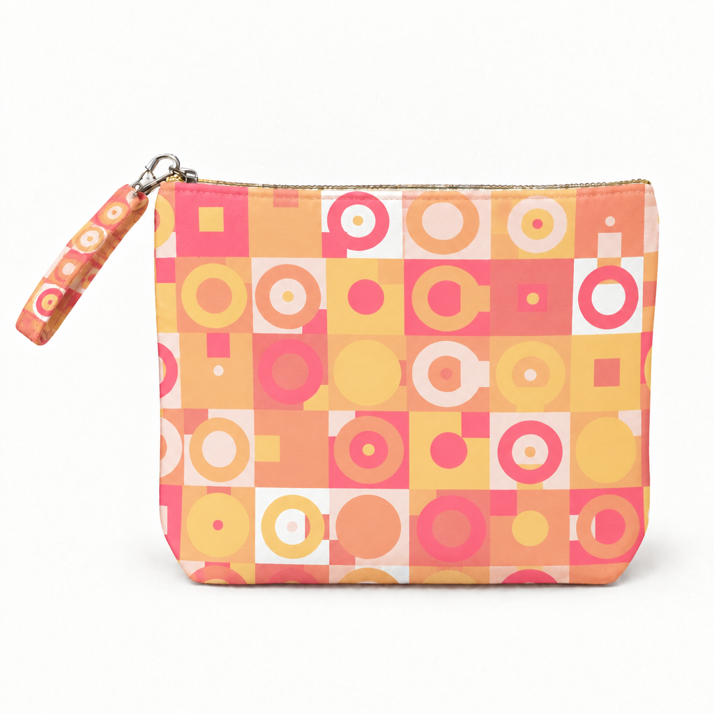 Estuche Cosmetiquero Retro Rosado 1