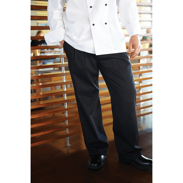 Pantalón Chef Works Ejecutivo Negro