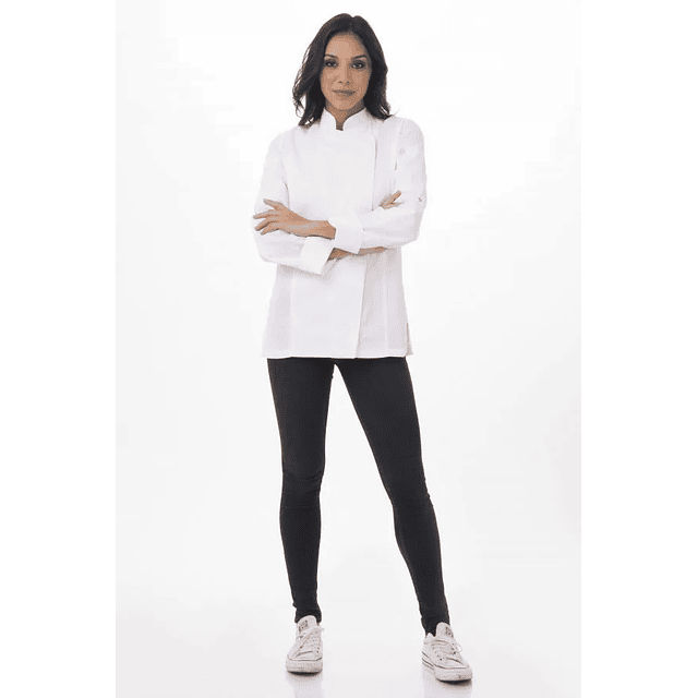 Chaqueta Chef Works Mujer Hartford Blanca