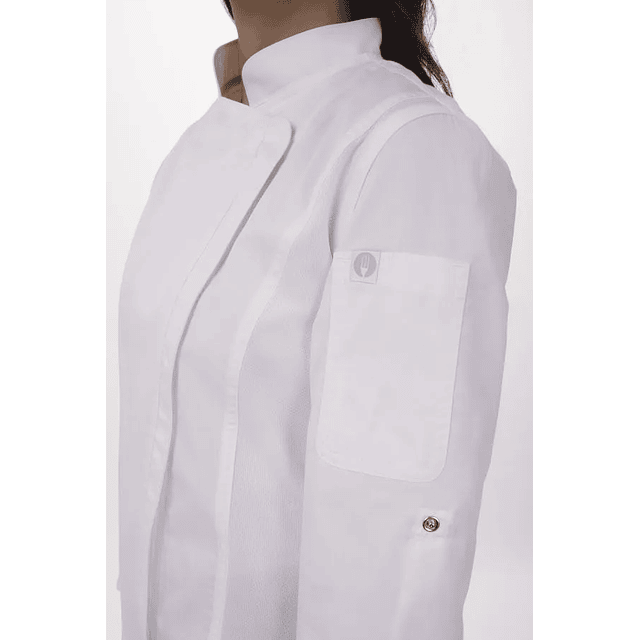 Chaqueta Chef Works Mujer Hartford Blanca