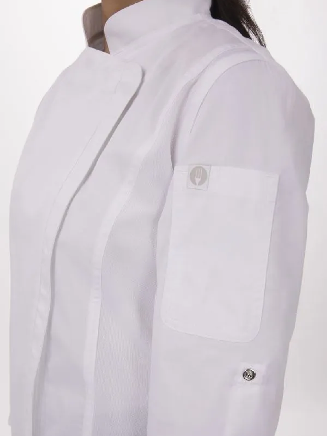 Chaqueta de Chef Mujer Chef Works Hartford Blanca 6