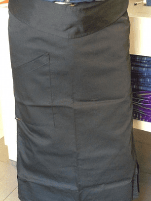 Mandil Chef Works Bistró Negro 