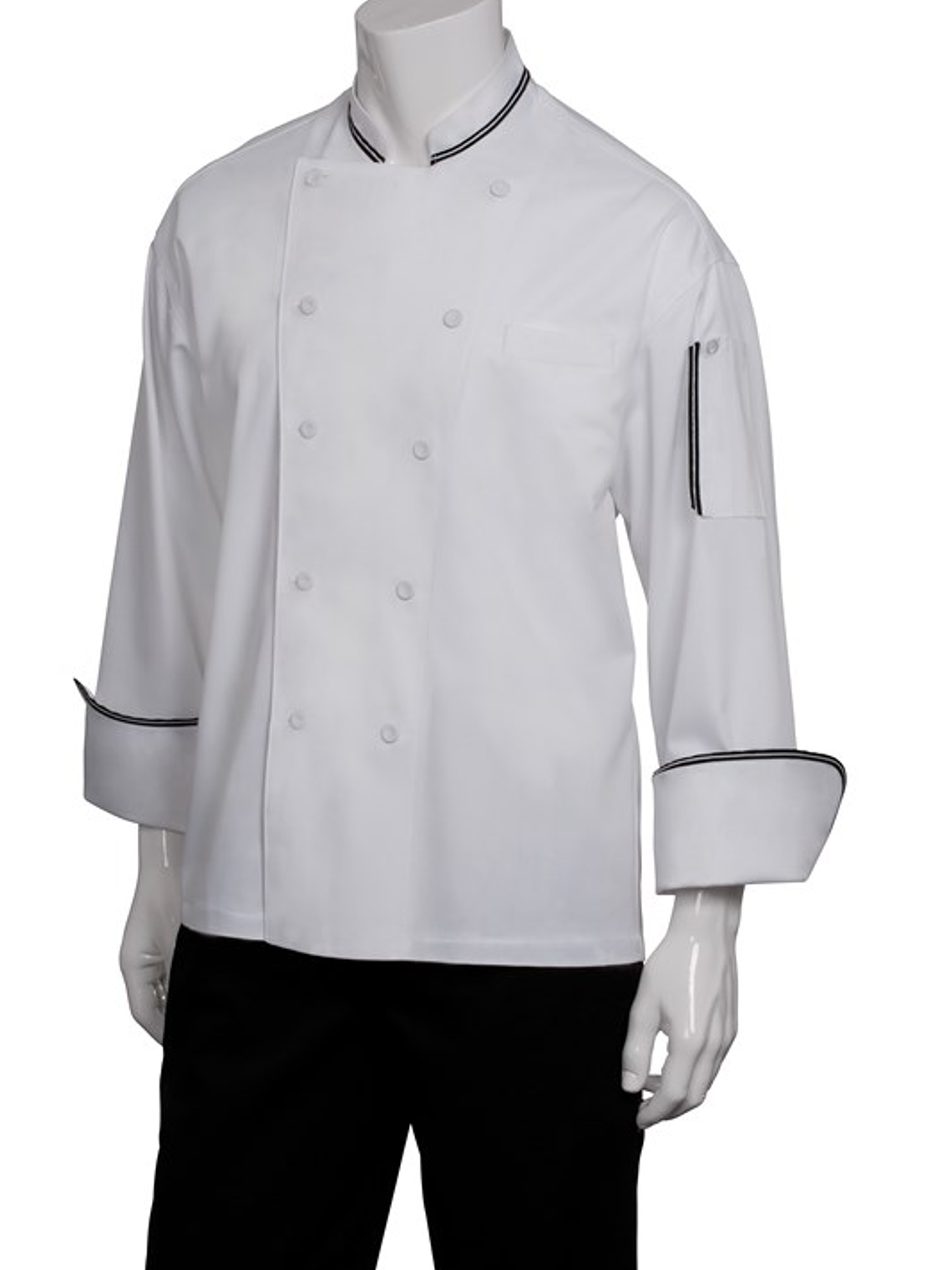 Chaqueta Chef Works Unisex Evian Blanca  2