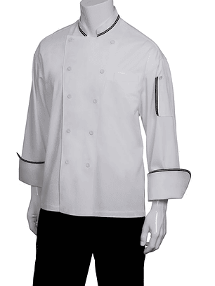 Chaqueta Chef Works Unisex Evian Blanca 