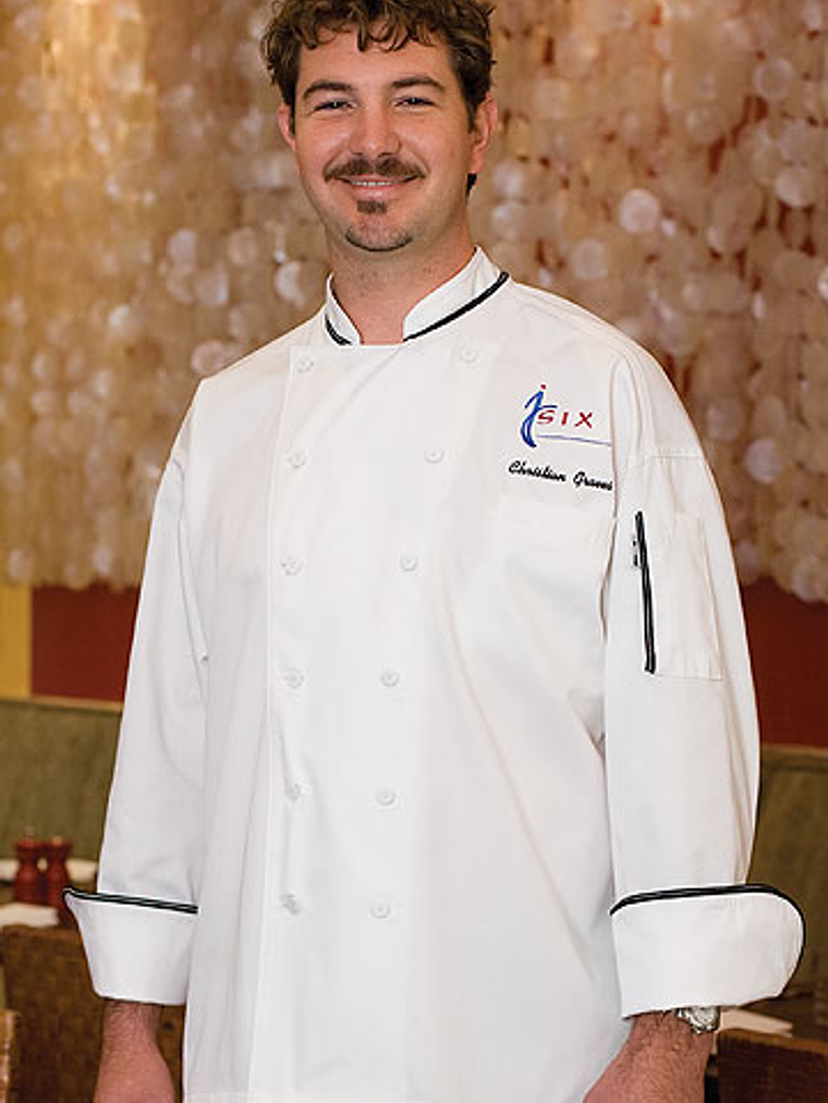 Chaqueta Chef Works Unisex Evian Blanca  4