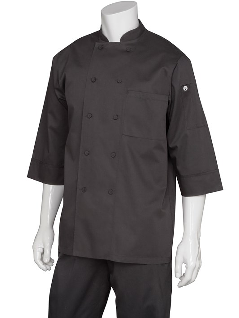 Chaqueta Chef Works Unisex Morocco Negra  5