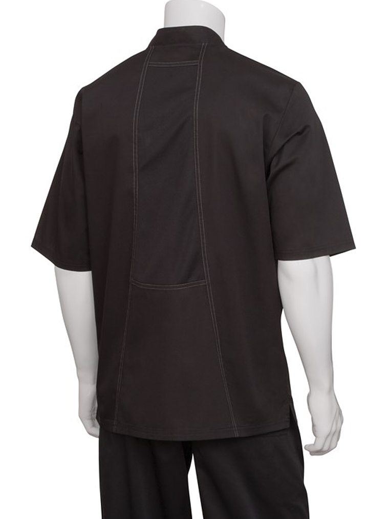 Chaqueta Chef Works Unisex Valais Negra 6