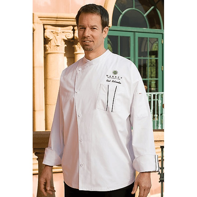 Chaqueta Chef Works Unisex Amalfi Blanca