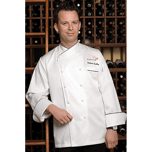 Chaqueta Chef Works Unisex Montecarlo Blanca 