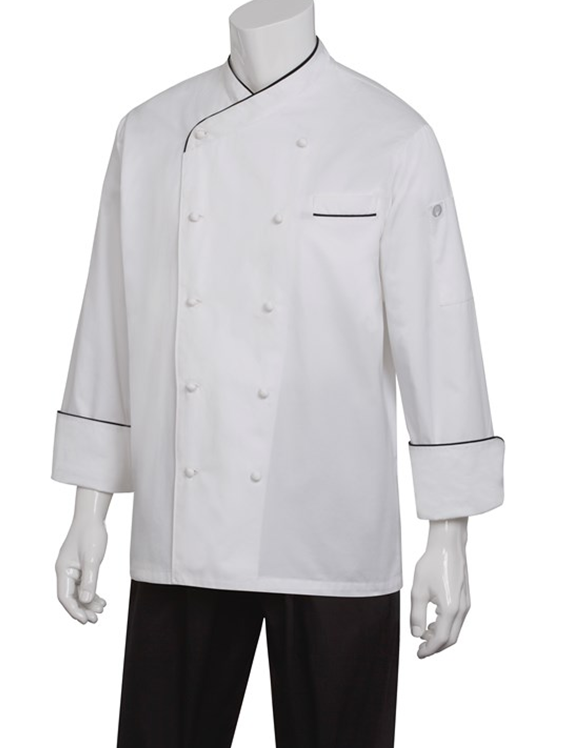 Chaqueta Chef Works Unisex Montecarlo Blanca  7
